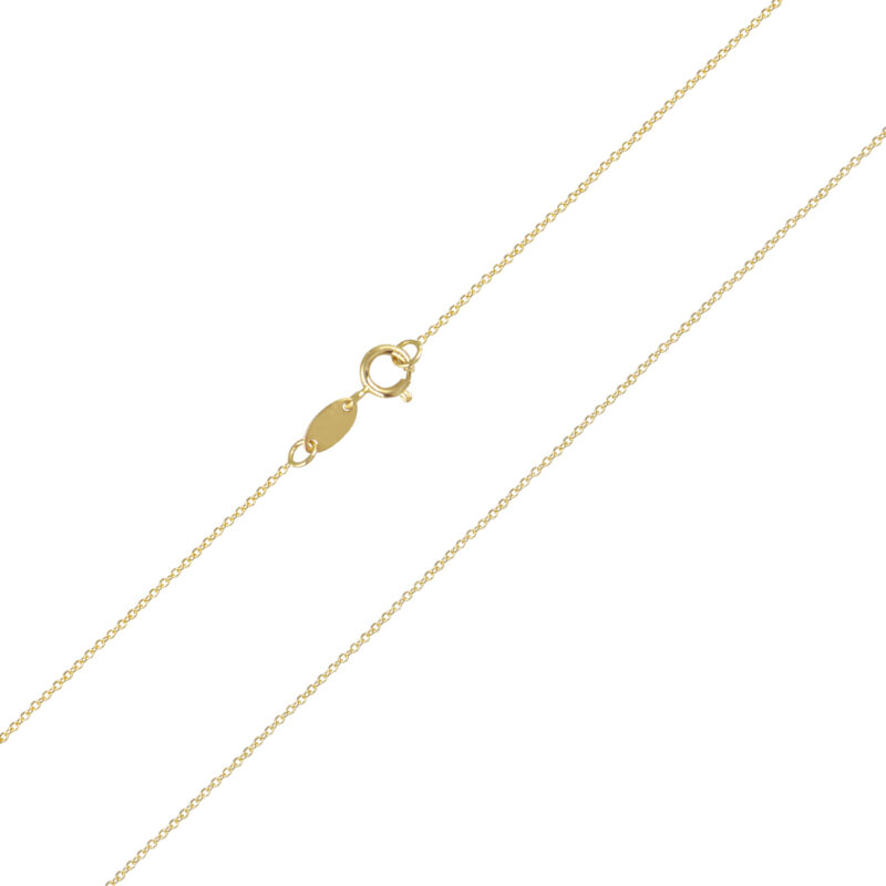 Χρυσή αλυσίδα λαιμού Forzatina (διαμαντέ) 14 καρατίων. Ιδανική αλυσίδα για λεπτεπίλεπτους σταυρούς και μενταγιόν.