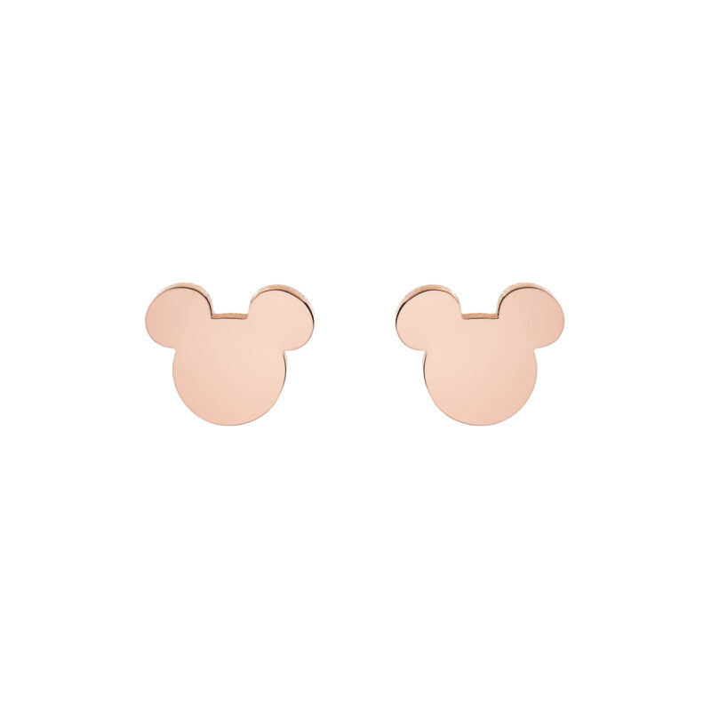 Πρώτη φωτογραφία του "Ατσάλινα ροζ επίχρυσα σκουλαρίκια Mickey"