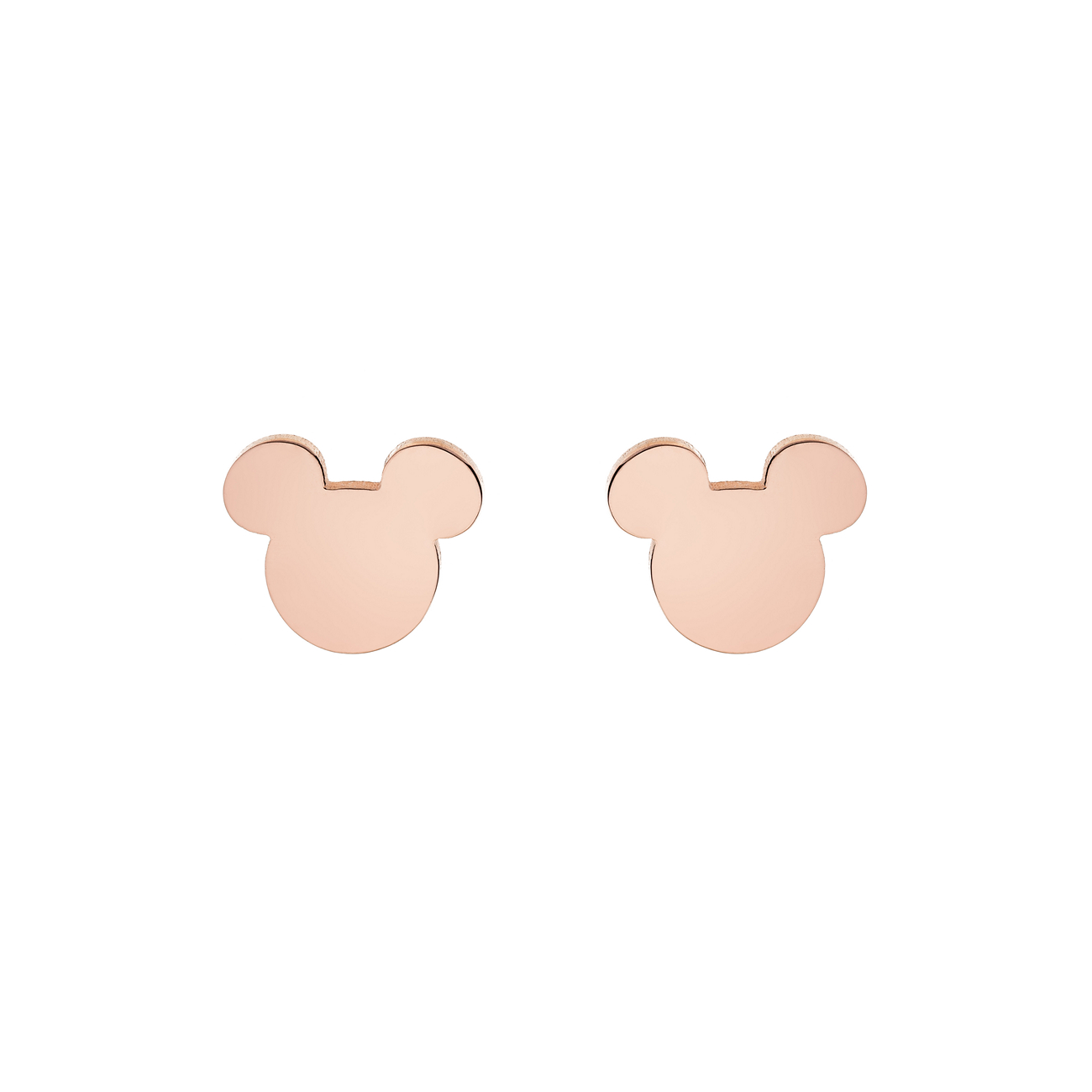 Πρώτη φωτογραφία του "Ατσάλινα ροζ επίχρυσα σκουλαρίκια Mickey"