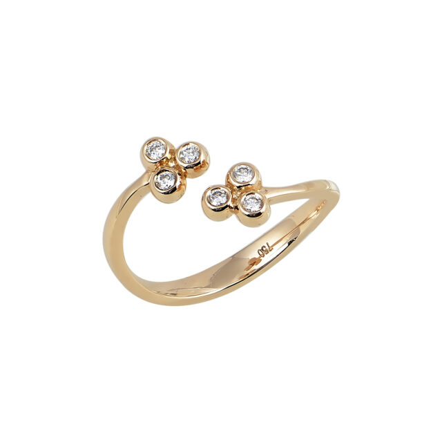 Product image Rose Gold Brilliant Flowers Ring